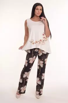 Костюм вискозный Аста (коричневый)