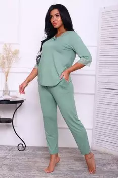 Костюм вискозный Дорта (зеленый)