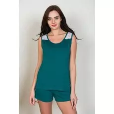 Костюм вискозный Дженнифер (изумрудный)