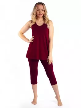 Костюм вискозный Ирмина (бордовый)