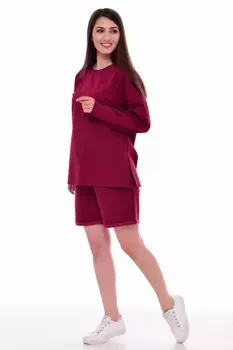Костюм вискозный Макони (бордовый)