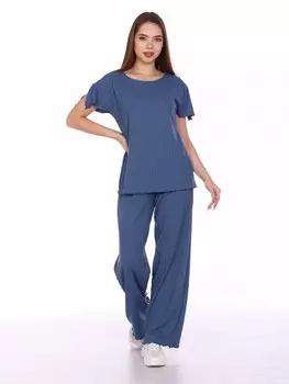 Костюм вискозный Малуша (индиго)