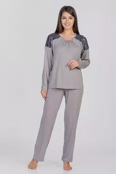 Костюм вискозный Разия (серый) рр