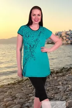 Костюм вискозный Синн (зеленый) рр