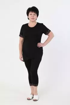 Костюм вискозный Сюзет (черный)