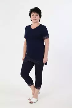 Костюм вискозный Сюзет (синий)