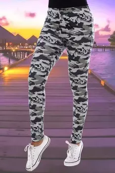 Леггинсы трикотажные Рита (камуфляж)