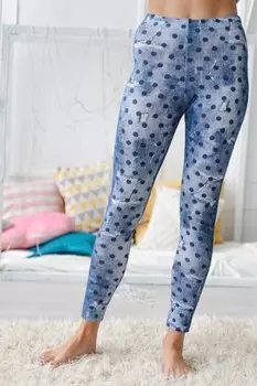 Леггинсы трикотажные Стася (горошек)