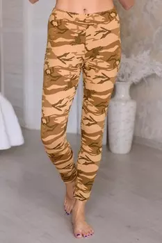 Леггинсы трикотажные Стася (камуфляж)