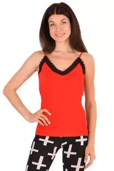 Майка трикотажная Адреа (красная)