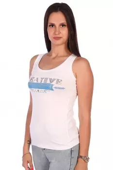 Майка трикотажная Анна (белая) рр