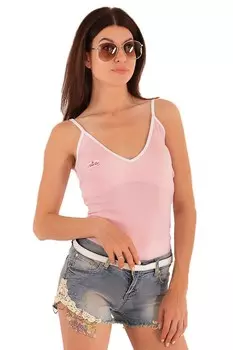 Майка трикотажная Дарлин (розовая)