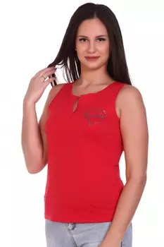 Майка трикотажная Джулия (красная) рр