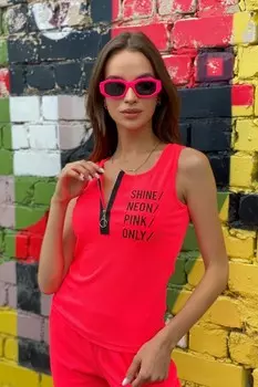 Майка трикотажная Этна (розовая) рр