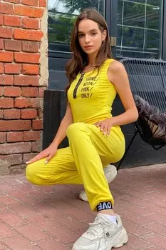 Майка трикотажная Этна (желтая) рр