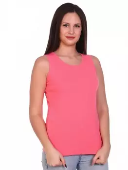 Майка трикотажная Камилла (коралловая) рр