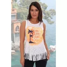 Майка трикотажная Ранди (молочная)