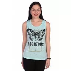 Майка трикотажная Ксюша (ментоловая)