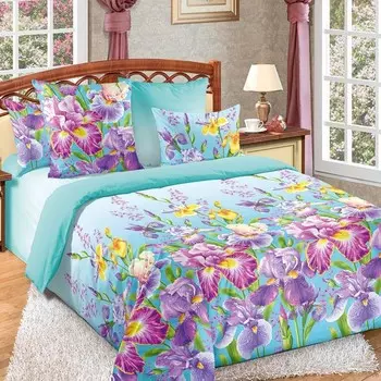 Набор из 2-х наволочек 70x70 Виолетта (ментоловый) зк