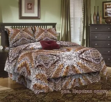 Наволочка из бязи 70x70 Царская охота