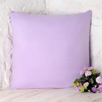 Наволочка из поплина 70x70 Цвет Эмоций (лаванда) от