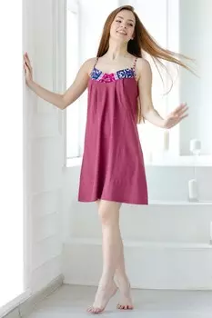 Ночная сорочка Аделайн (бордовая)