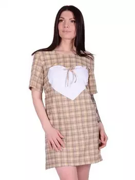 Ночная сорочка Альви (бежевая) рр