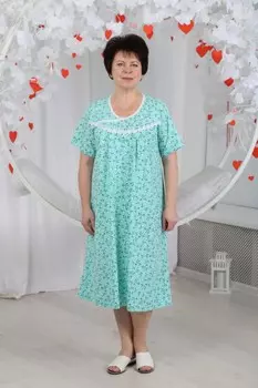 Ночная сорочка Алита (мятная) рр