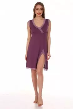 Ночная сорочка Андама (баклажановая)