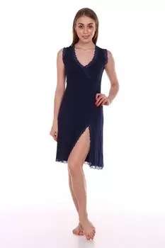 Ночная сорочка Андама (темно-синяя)