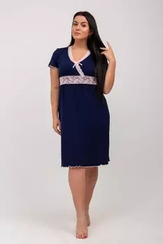 Ночная сорочка Андриана (темно-синяя)