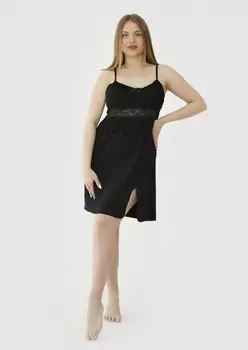 Ночная сорочка Ассоль (черная)