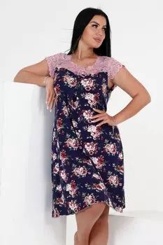 Ночная сорочка Ченс (синяя)