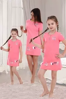 Ночная сорочка детская Тони (розовая)