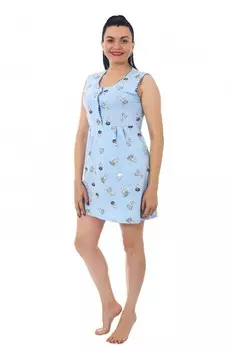 Ночная сорочка Джина (голубая)