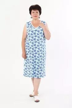 Ночная сорочка Джинетта (синие розы)