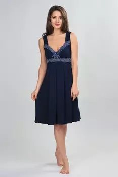 Ночная сорочка Джордана (темно-синяя)