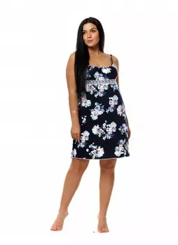 Ночная сорочка Генриета (темно-синяя)