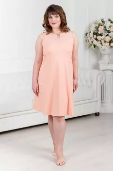 Ночная сорочка Глафира (персиковая)