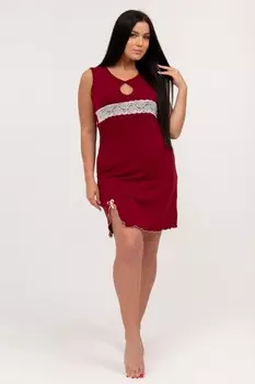 Ночная сорочка Глори (бордовая)