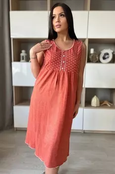 Ночная сорочка Эльканто (терракотовая)