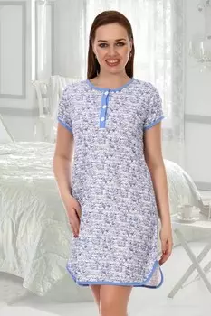 Ночная сорочка Эльвира (голубая)