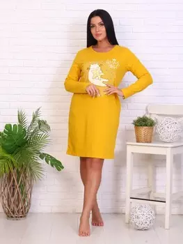 Ночная сорочка Карила (горчичная)