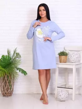 Ночная сорочка Карила (светло-голубая)