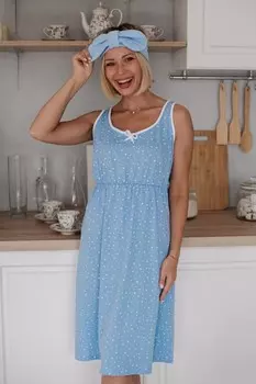 Ночная сорочка Кэрри (голубая)