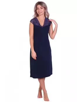 Ночная сорочка Кейт (темно-синяя) рр