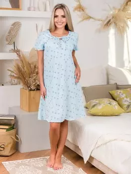 Ночная сорочка Кими (голубая)