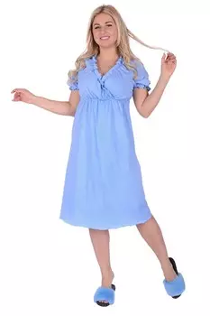 Ночная сорочка Кларисса (голубая) рр