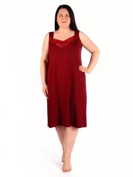 Ночная сорочка Колет (бордовая) рр