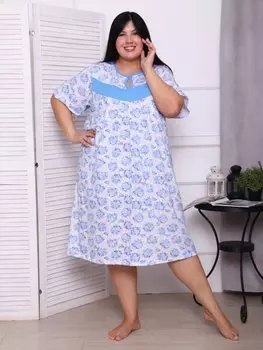 Ночная сорочка Кора (голубая) от